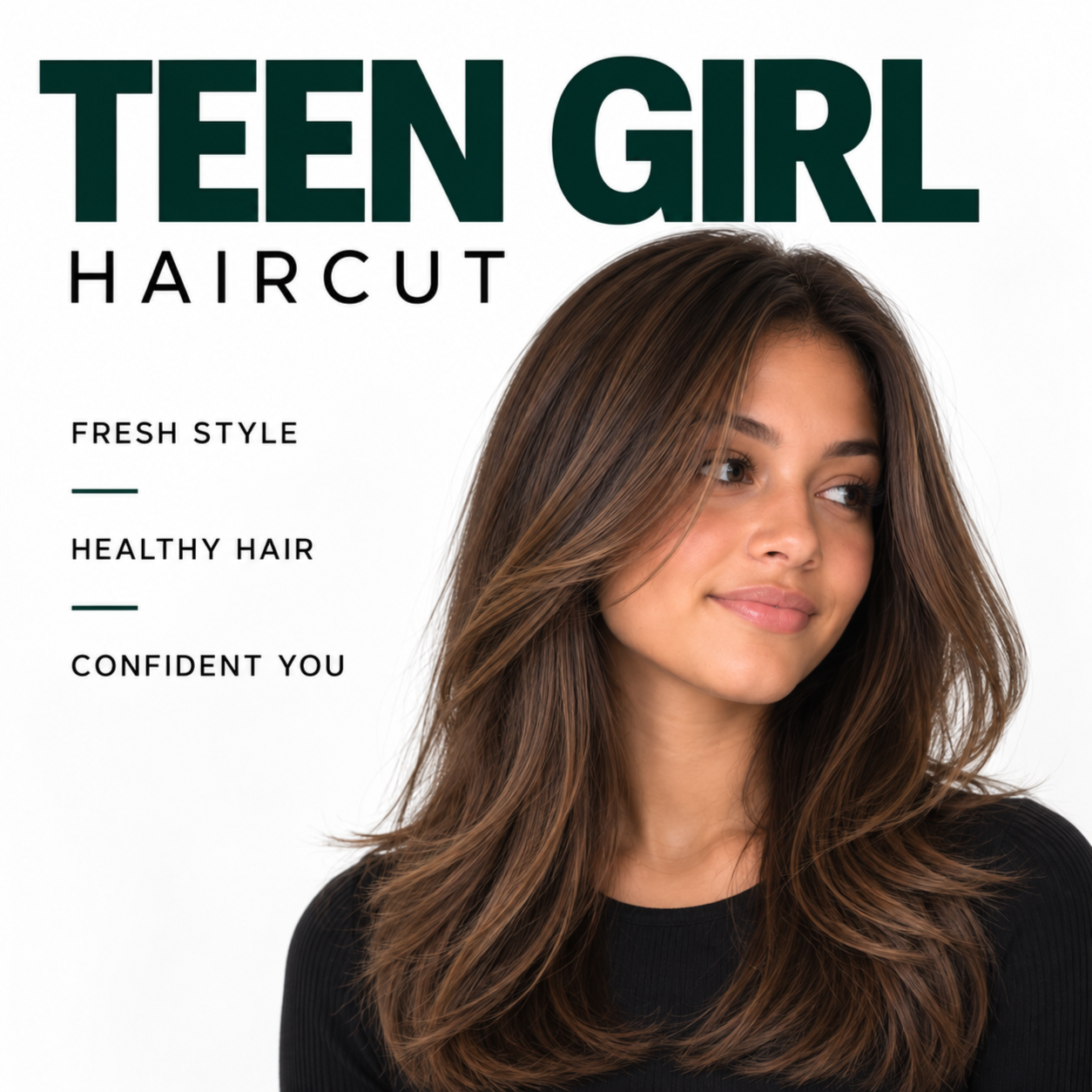 Teen Girl Haircut at Sparkle Sessions in Yorba Linda, CA