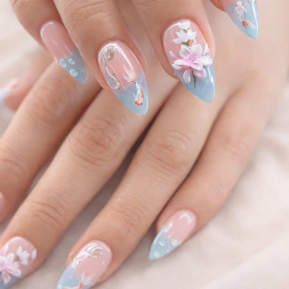 Gel X Full Set ( No Removal ) at Halo Nail Studio in Grayslake IL, IL