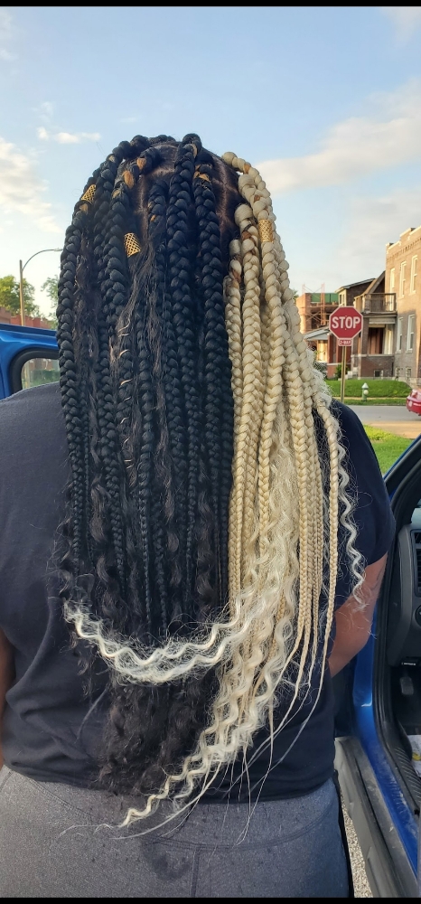 Large Goddess Box Braids