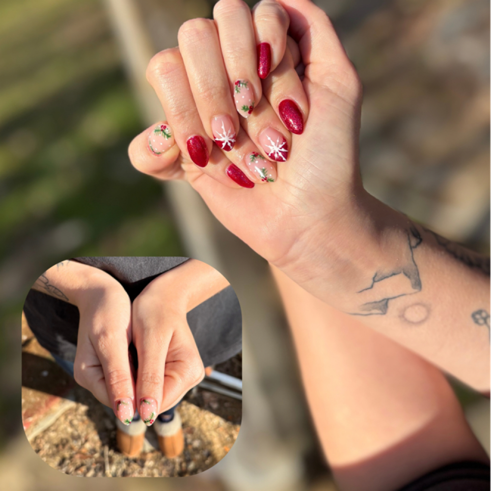 Rubber Base Manicure at Aglow On The Go in Fairfield, ME