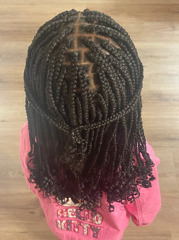 Kids Box Braids (Medium)