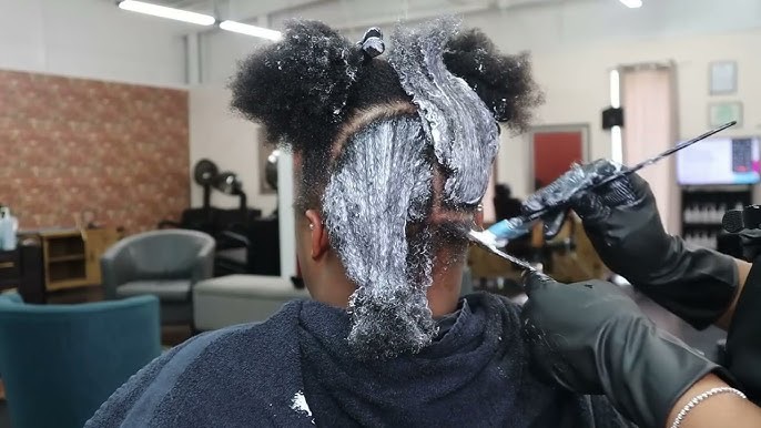 Virgin Relaxer at The Shop Hair Studio in New Rochelle, NY