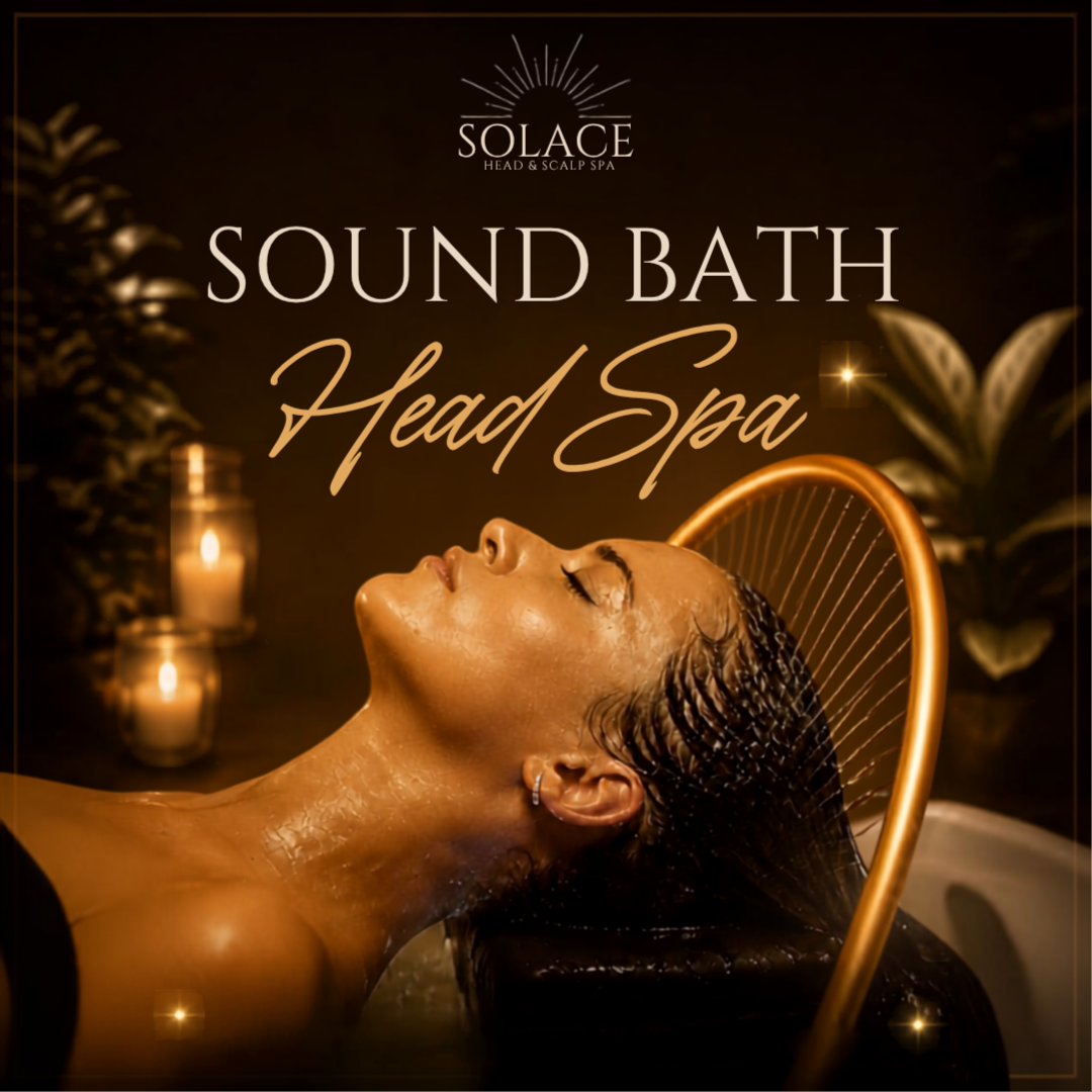Solace Sound Bath Head Spa at Solace Head & Scalp Spa in Northbrook, IL