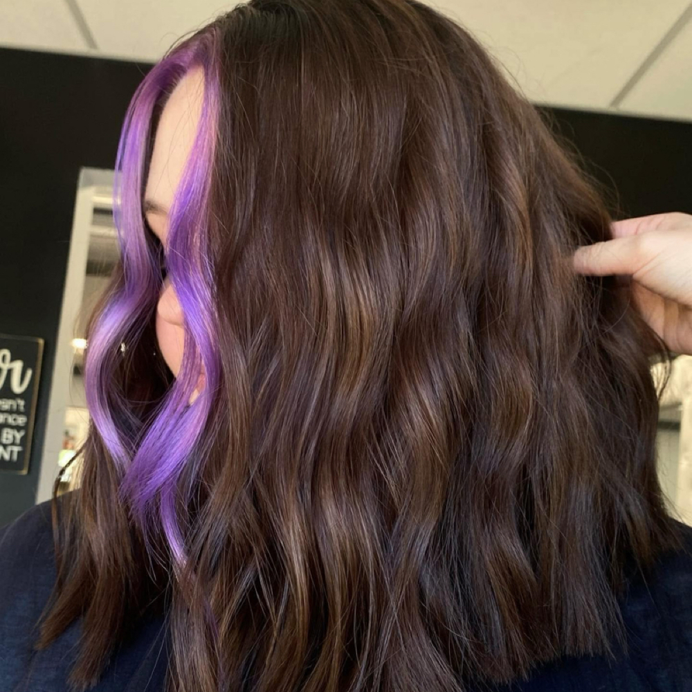 Money Piece/Peek A Boos With Vivids at KAM Beauty Studio in Granger, IN