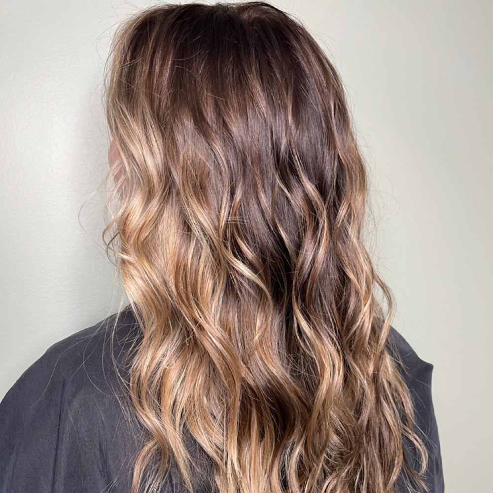 Balayage/Hand Painted Lightener at Hannah Nadji in Huntsville, AL