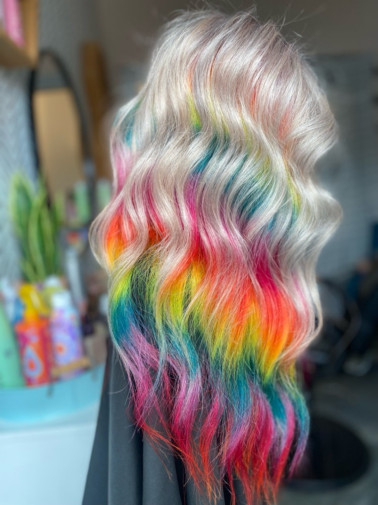 Vivid Color and/or Rainbow Hair