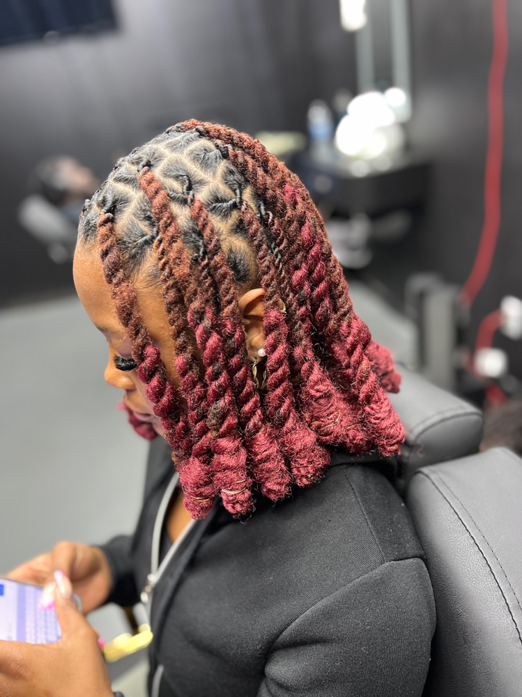 Loc knot Bob (added Hair)