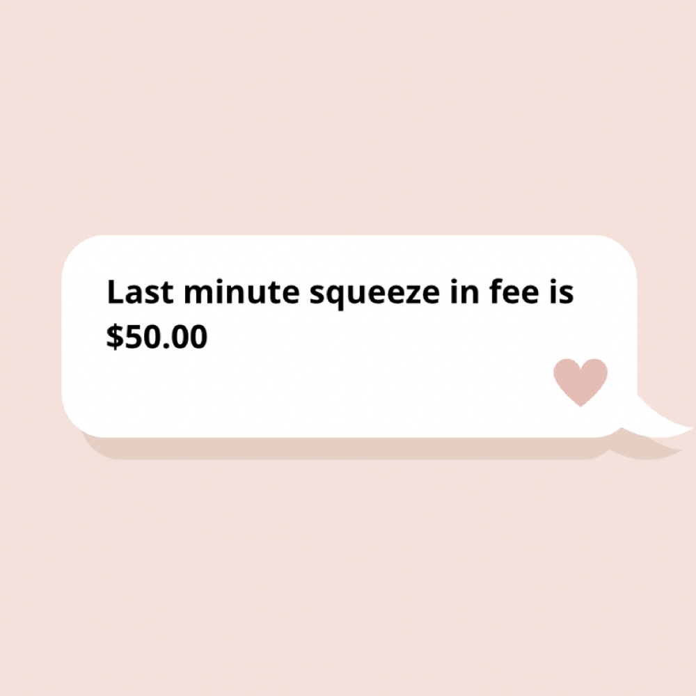 Last Minute Squeeze In Fee at Janika Scott Beauty in North Chesterfield, VA
