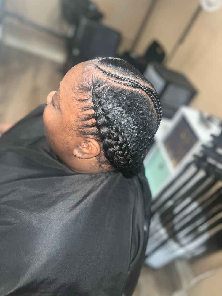 2 Feed In Braids