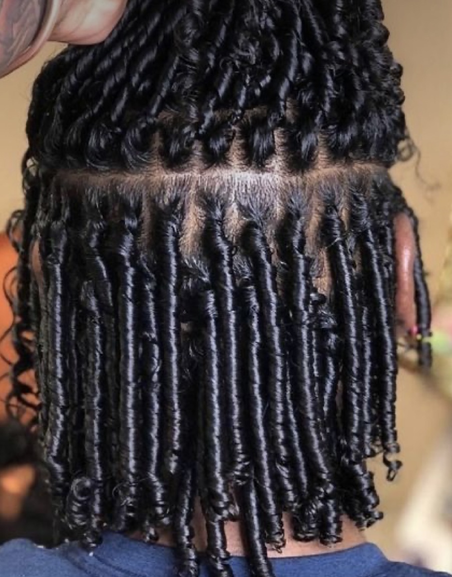 Starter Locs Comb Coil Method