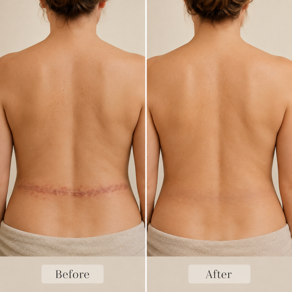 Back Lift Scar Camouflage at Restored Hue Paramedical Studio in Atlanta, GA