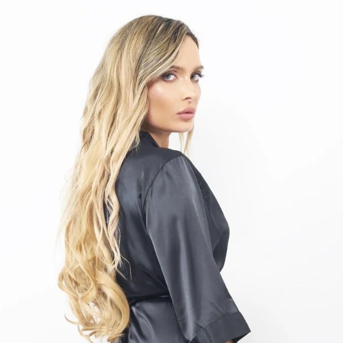 Specialty Silk Press+DCT+Demi Color at Blossoms HTX Hair Studio in Spring, TX