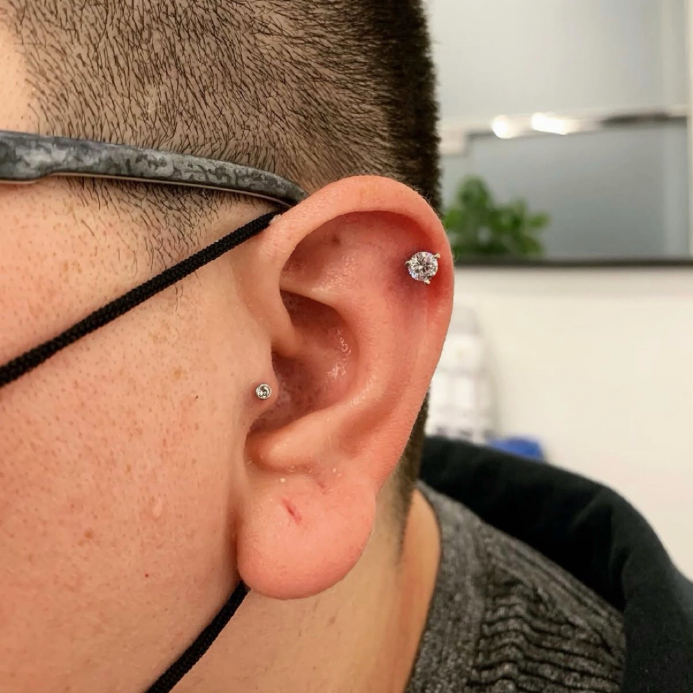 Cartilage/Helix Piercing (Single) at Revision Body Art in Covina, CA