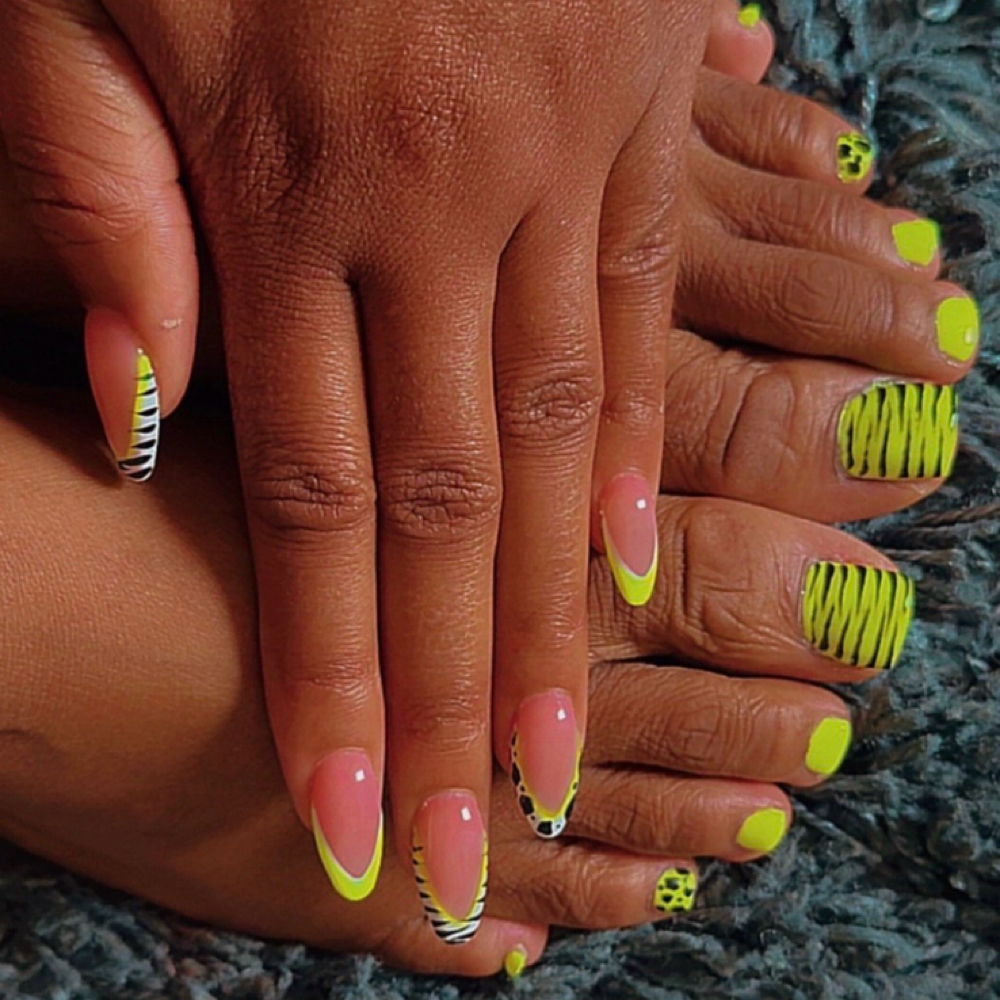 Nail Set & Toe Polish Combos at Nail Journey3 (NJ3) in Courtland, MS