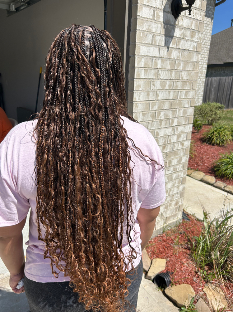 Small boho knotless