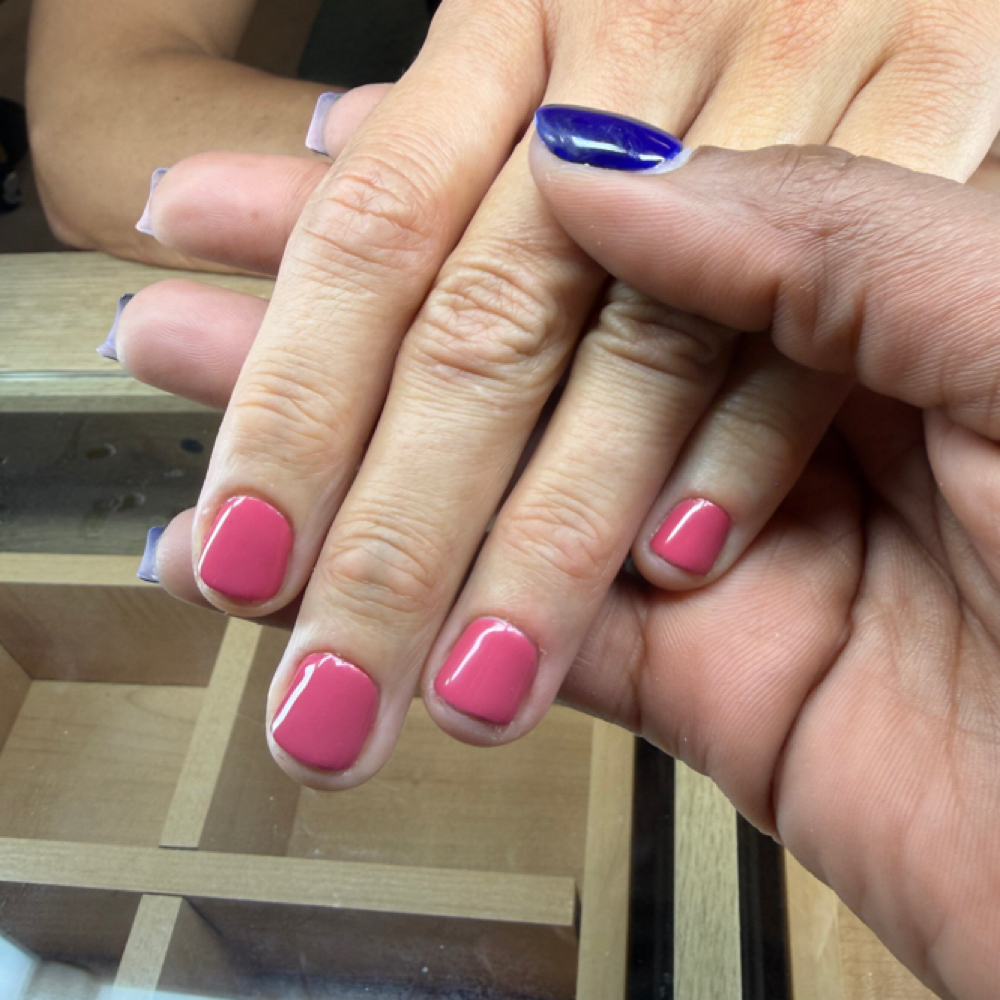 Mani w Gel at BaddiesBeautyBar in Royse City, TX