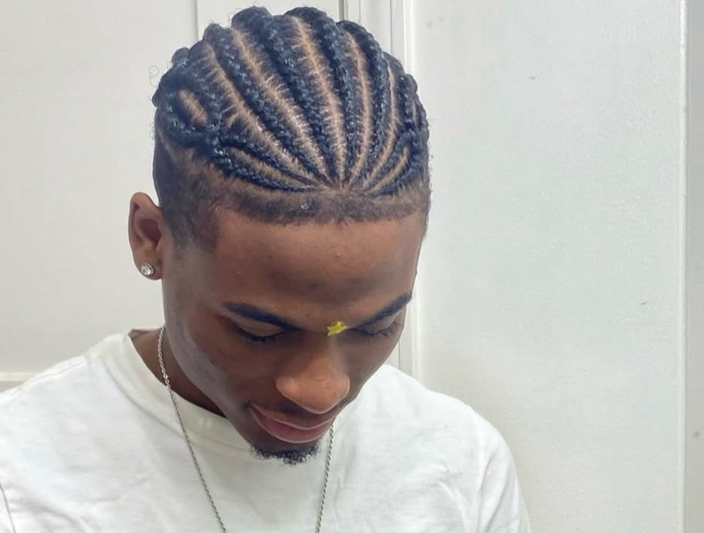 Male Stitch Braids at TheBratZHouse in Houston, IL