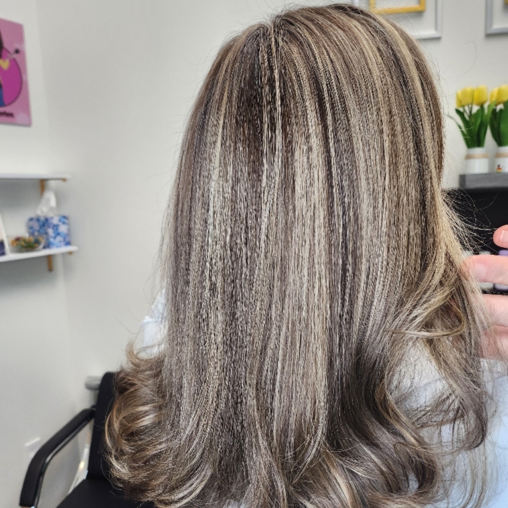 Full Head Highlights at Hair by Yuly in New Rochelle, NY