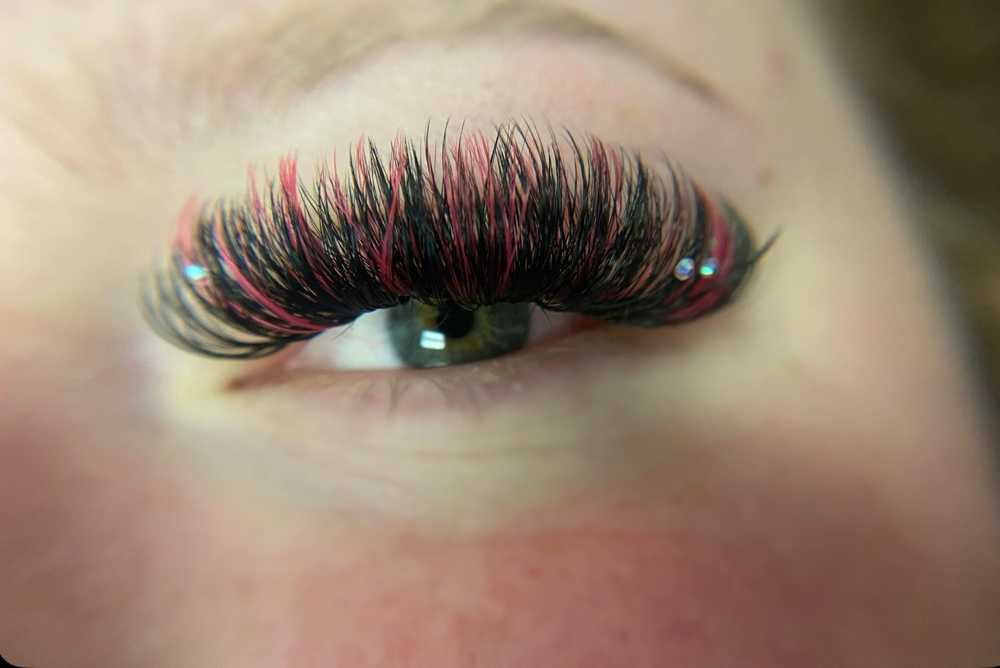 Color/Glitter/Lash Art