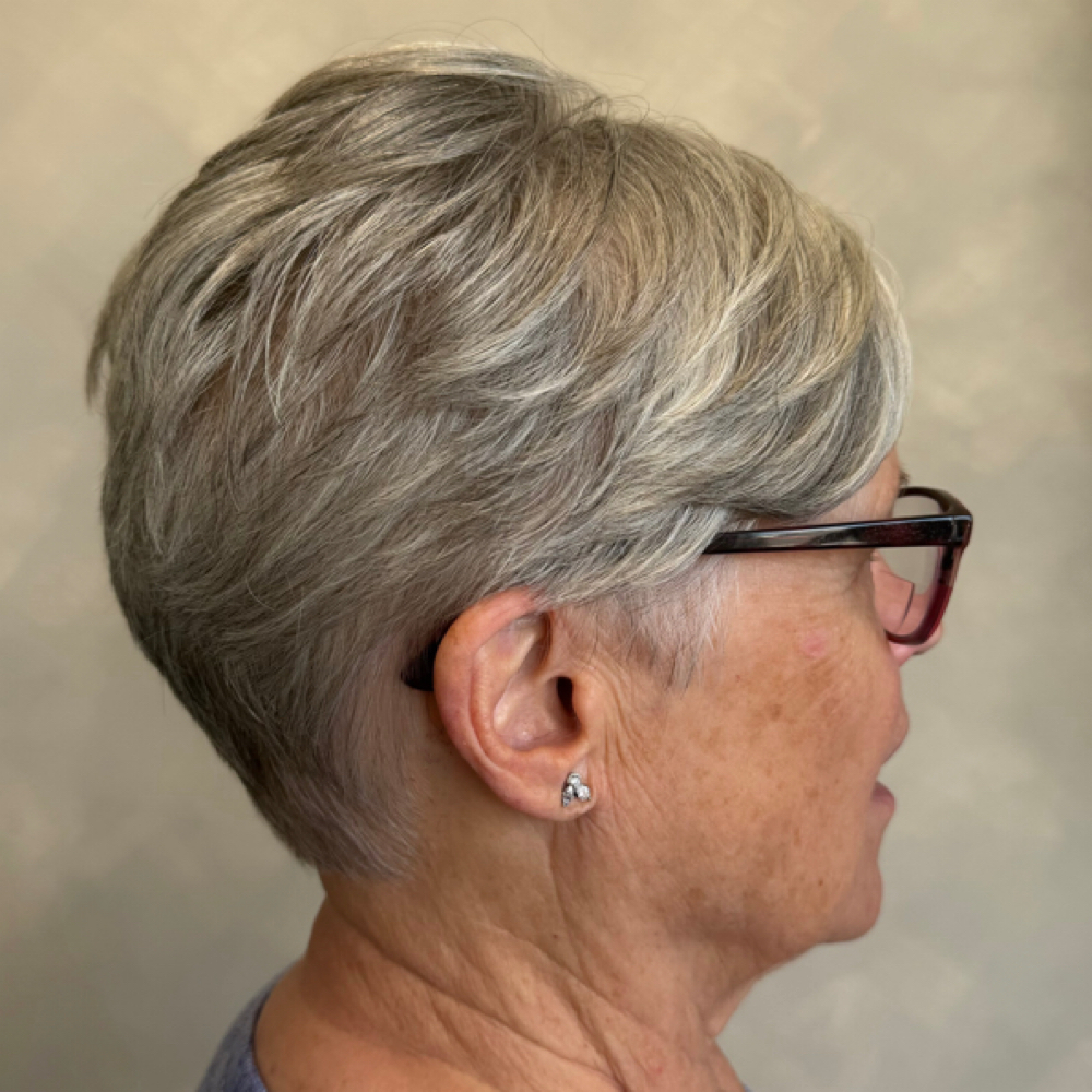 Short Haircut at Monarch Hair Society Inc. By Aja (@ Sola Salons Farmingville) in Farmingville, NY