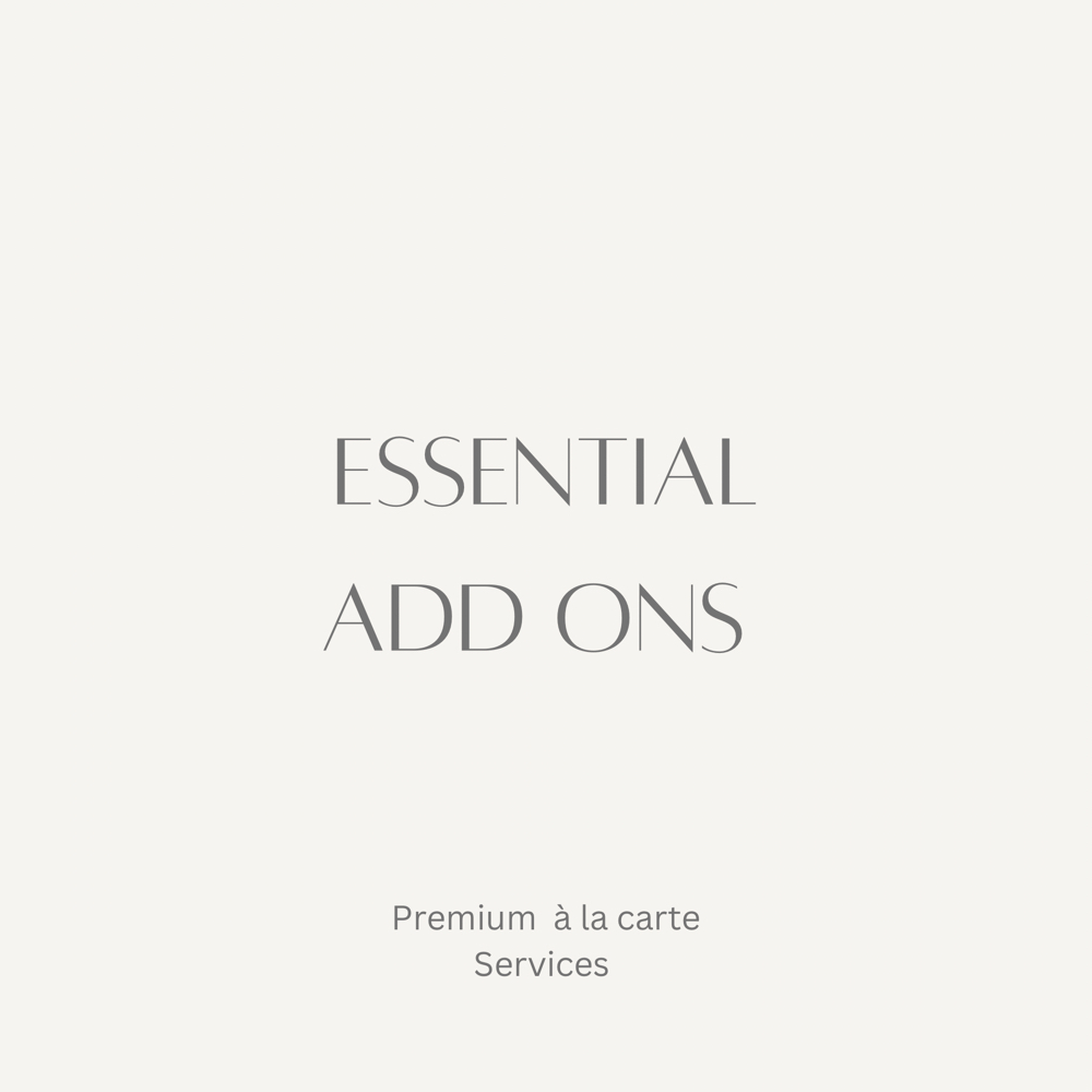 Essential Add Ons at The Bleu Soleil in Richmond, TX