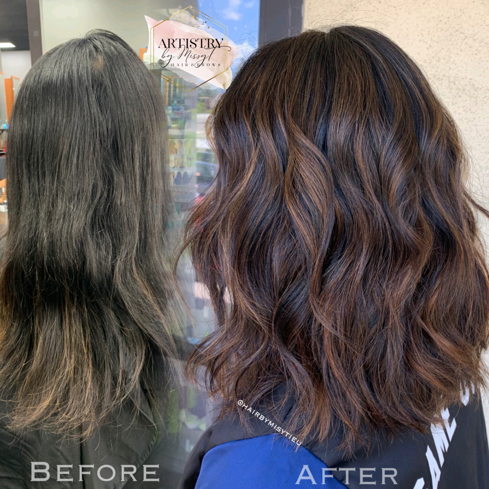 Root Retouch & Highlights (Crown)