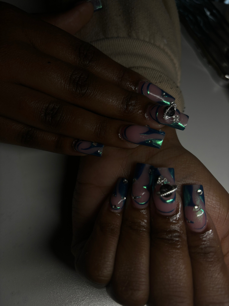 Medium Acrylic Nails at Enchanted Beauty Studio in Henrico, VA
