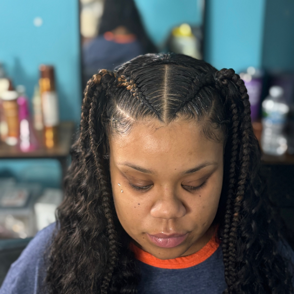 Half up half down at GlamSus LLC in Naperville, IL