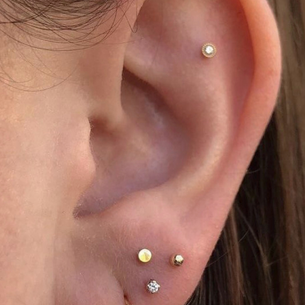 Corrective Ear Piercing at Courtney  Brooks Salon in Mechanicsville, VA