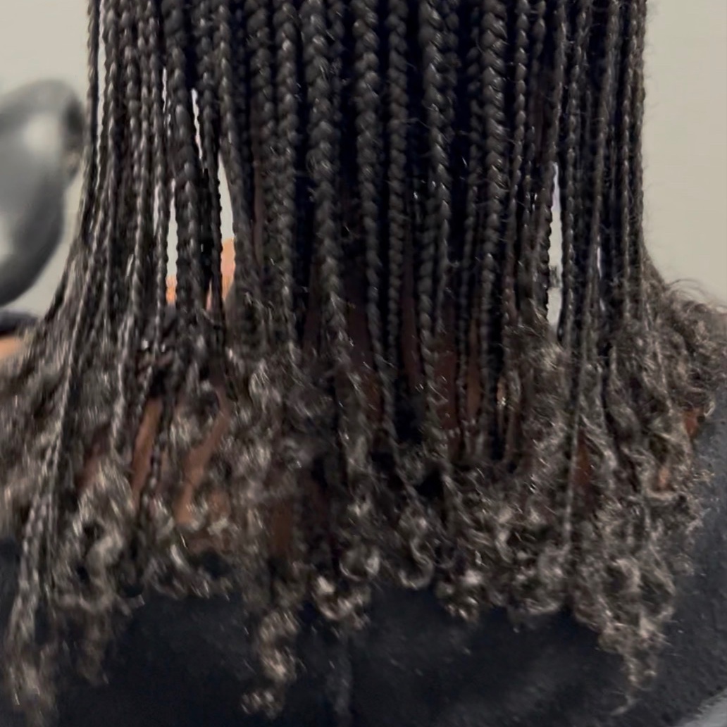 Box braids (Natural hair) at KAAATWALK Hair Studio in Virginia Beach, VA