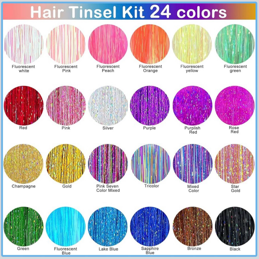 Hair Tinsel Add-On With Reata at Carizzma Beauty Bar in Billings, MT