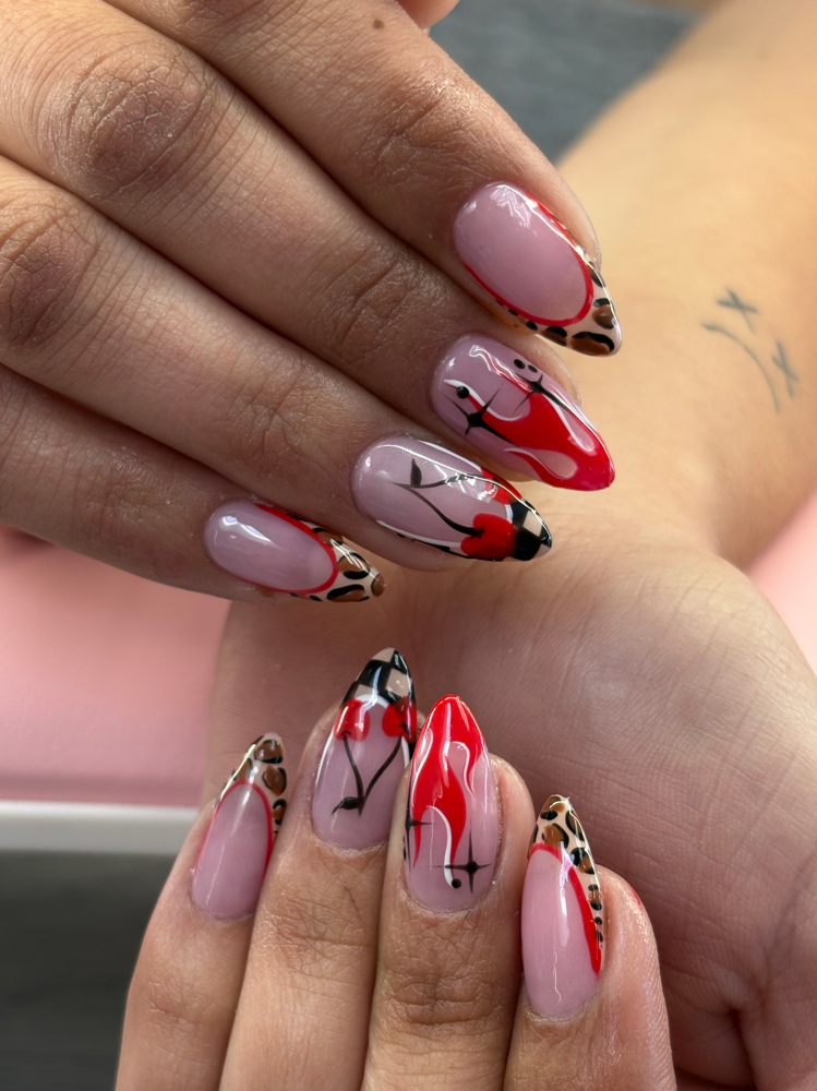 Gel X full set at Vibe Salon in Reno, NV