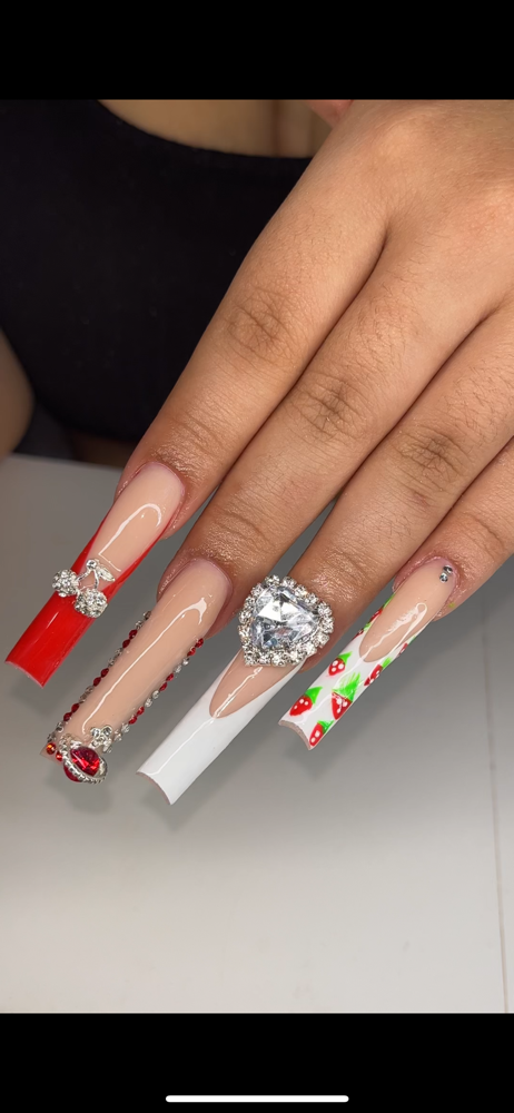 XXL acrylic nails