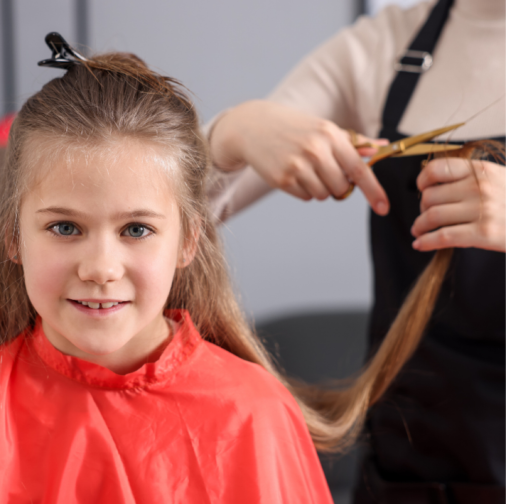 Children's Haircut at Sunflower on 6th in Newton, KS