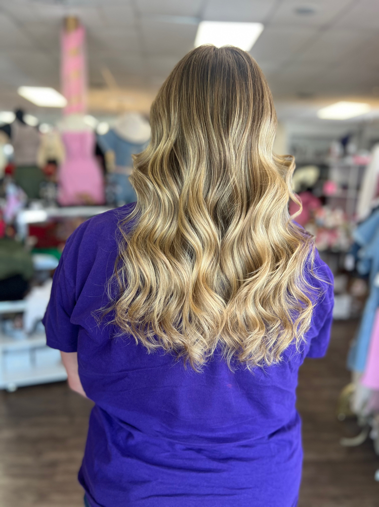 Full Balayage + Root Color