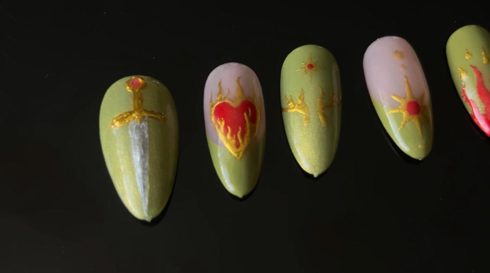 Detailed Nail Art