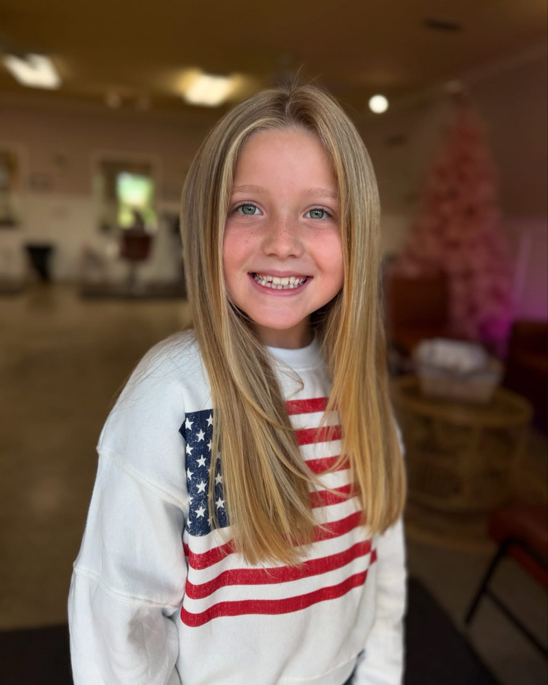 Kid’s Cut at Blonde & Blush Beauty Studio in Robertsdale, AL