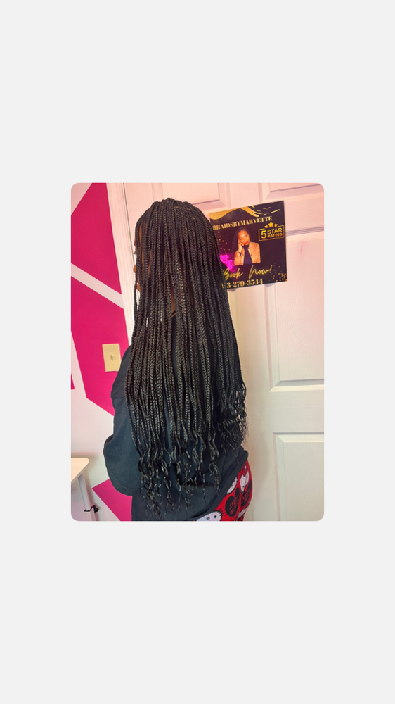 Medium Knotless Braids