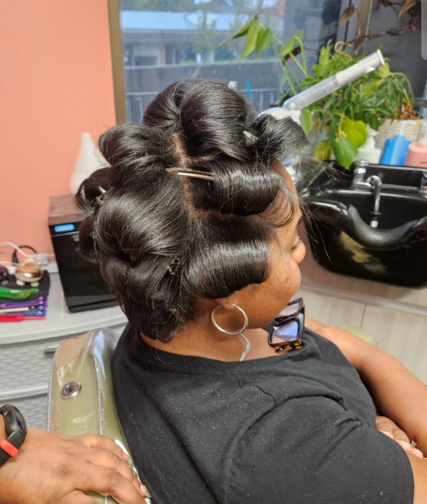 Jus Curls Or Flat Iron at Chavonne’s Salon in Richmond Heights, MO