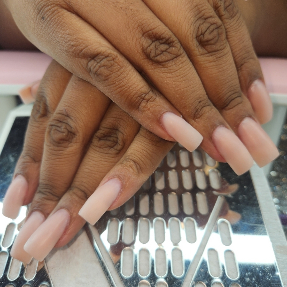 Acrylic Fill at Pinkie's Hair and Nails Salon Studio in Chattanooga, TN