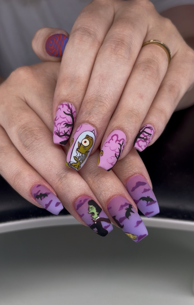 Gel Extensions + Tier 3 Art