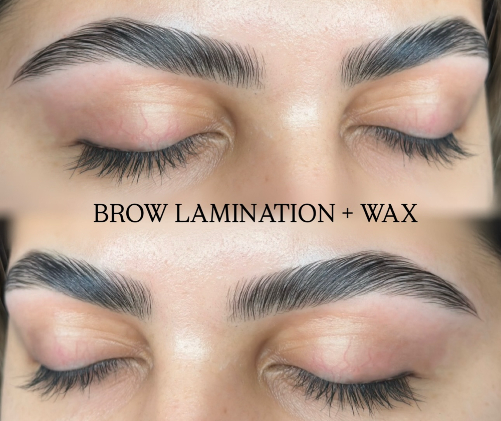 BROW LAMINATION + WAX