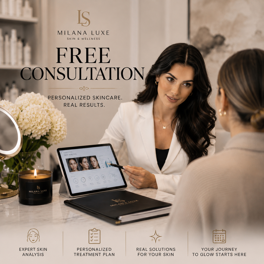 In Person/Online Consultation at Milana Luxe Skin & Wellness in East Brunswick, NJ
