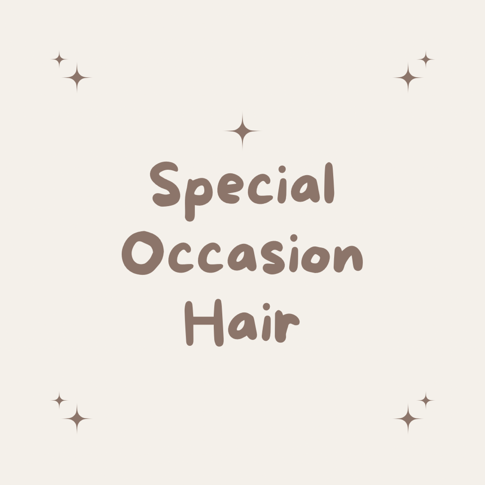 Special Occasion Styles and Updo's