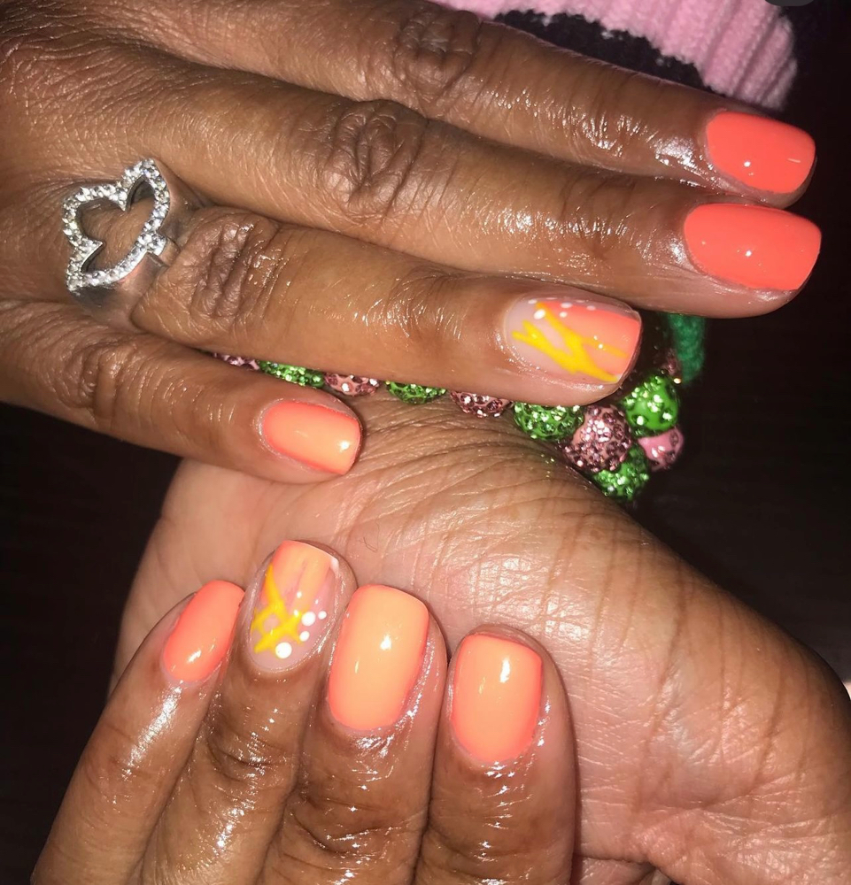 No Chip Mani +Pedi