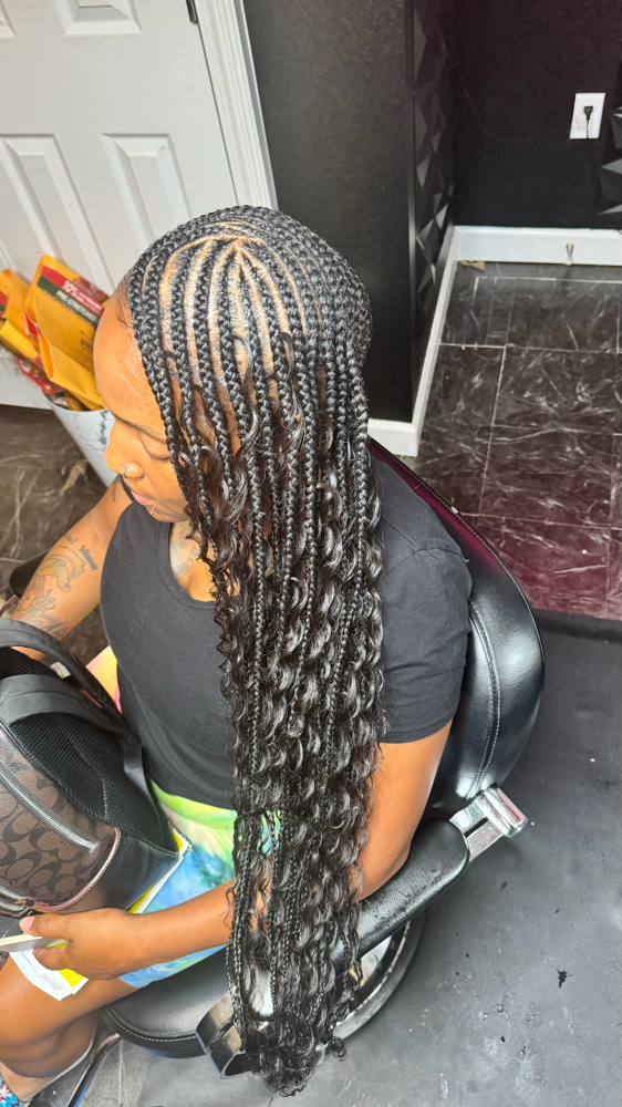 Adult Lemonade Braids With Boho