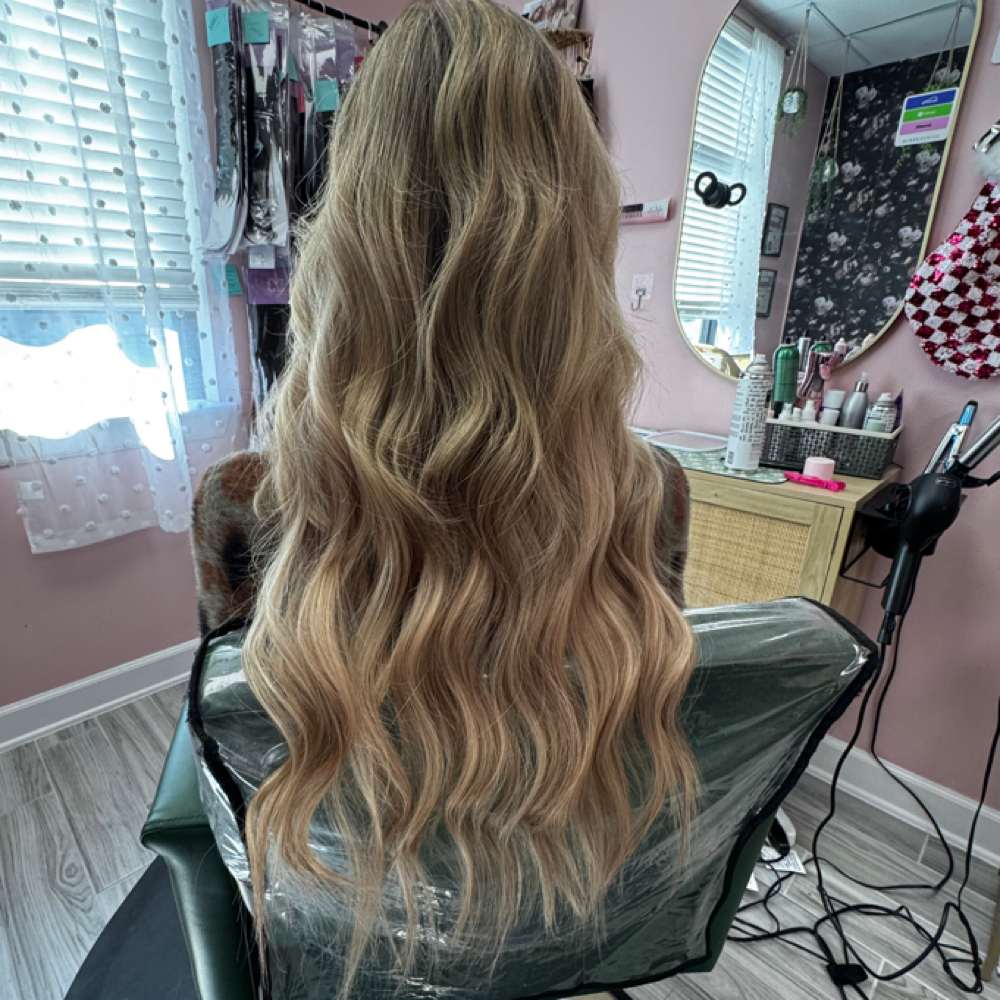 Add On Haircut For Extensions /mesh at Hair Contrast Co. in Katy, TX