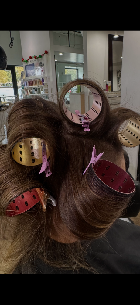 Blow Out With Thermal Rollers at Teresa Pham in Dallas, TX