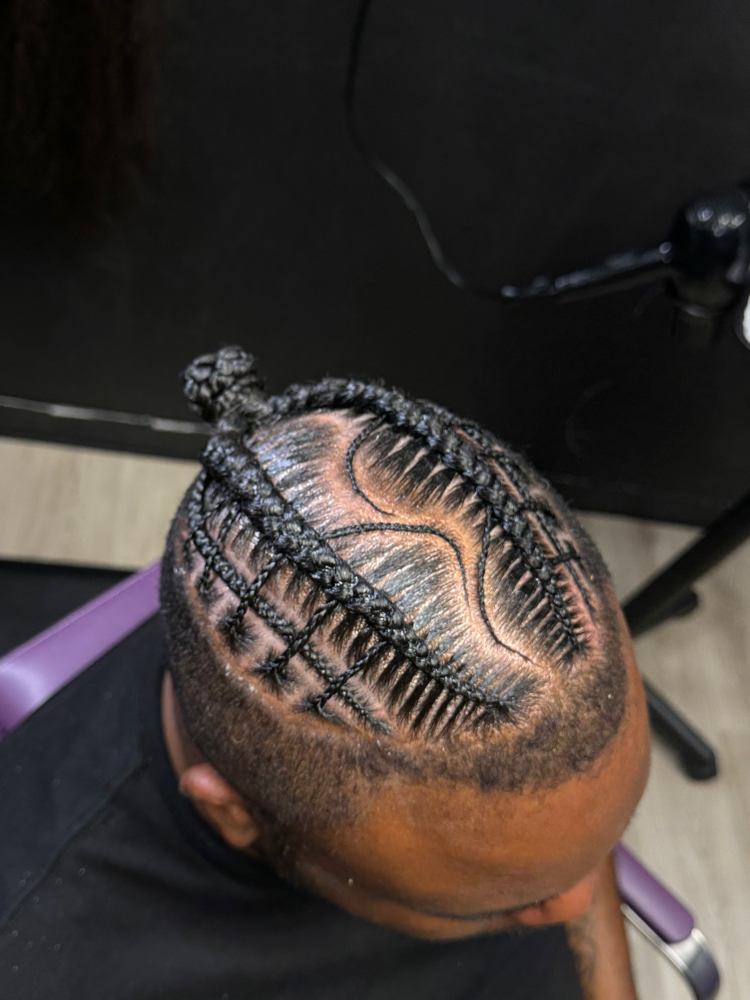 Mens 6-8 Stitch Braids
