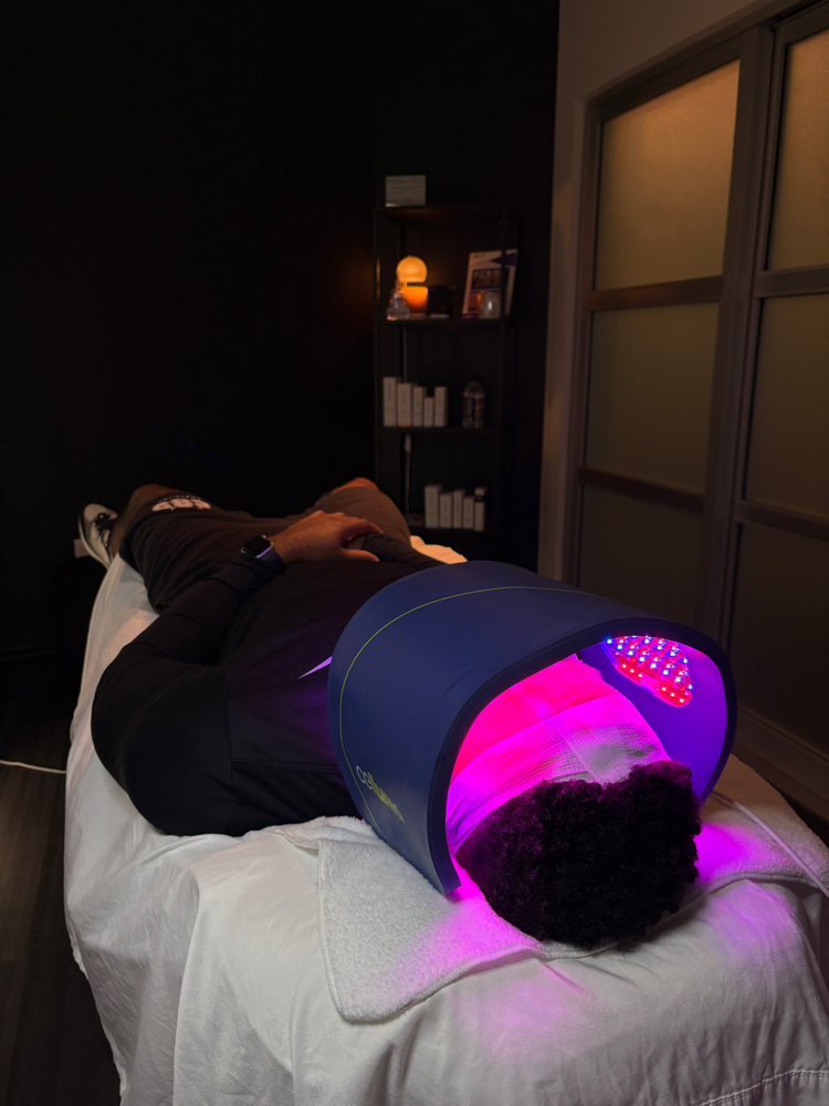 LED Therapy Session